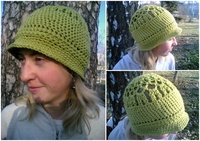 Шапка-шляпка "Ажур"
